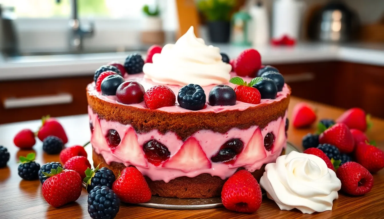 The Ultimate Fresh Berry Cake Recipe: Moist, Fluffy & Bakery-Perfect 9