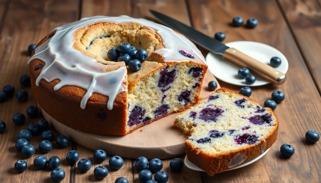 Perfect Blueberry Pound Cake Recipe (Blueberries Won't Sink!) 10 Perfect Blueberry Pound Cake Recipe (Blueberries Won't Sink!) 9