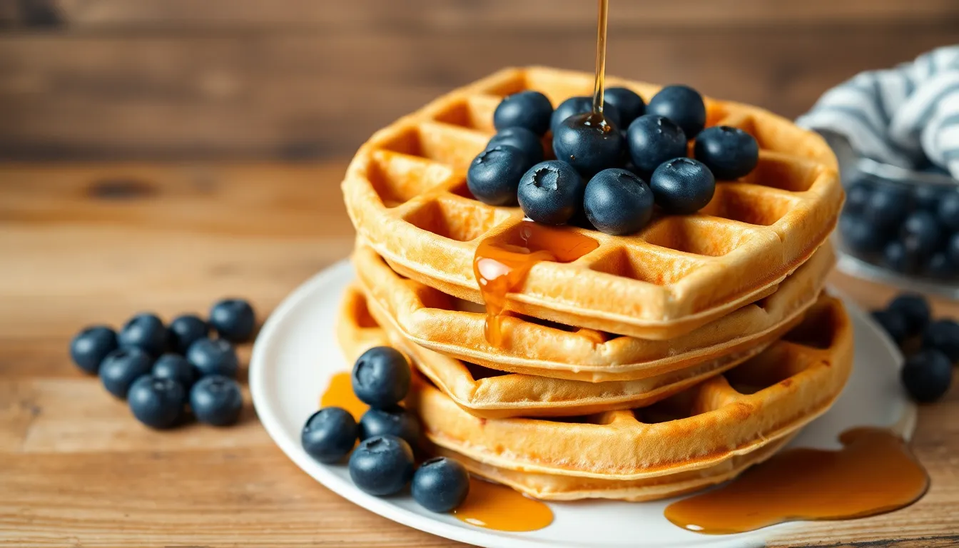 Perfect Fluffy Blueberry Waffles Recipe (with Pro Tips for Even Berry Distribution!) 10 Perfect Fluffy Blueberry Waffles Recipe (with Pro Tips for Even Berry Distribution!) 9