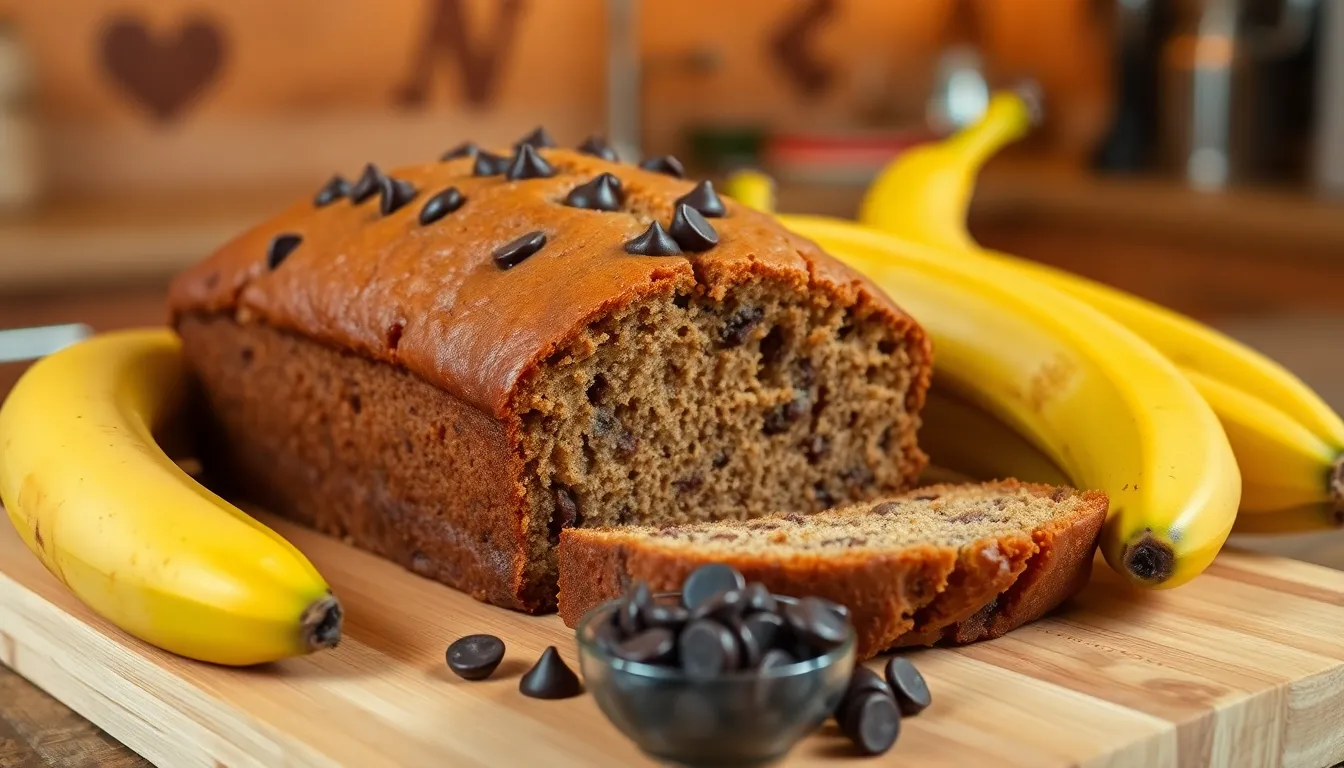 The Ultimate Chocolate Chip Banana Bread Recipe (Moist & Easy!) 10 The Ultimate Chocolate Chip Banana Bread Recipe (Moist & Easy!) 9