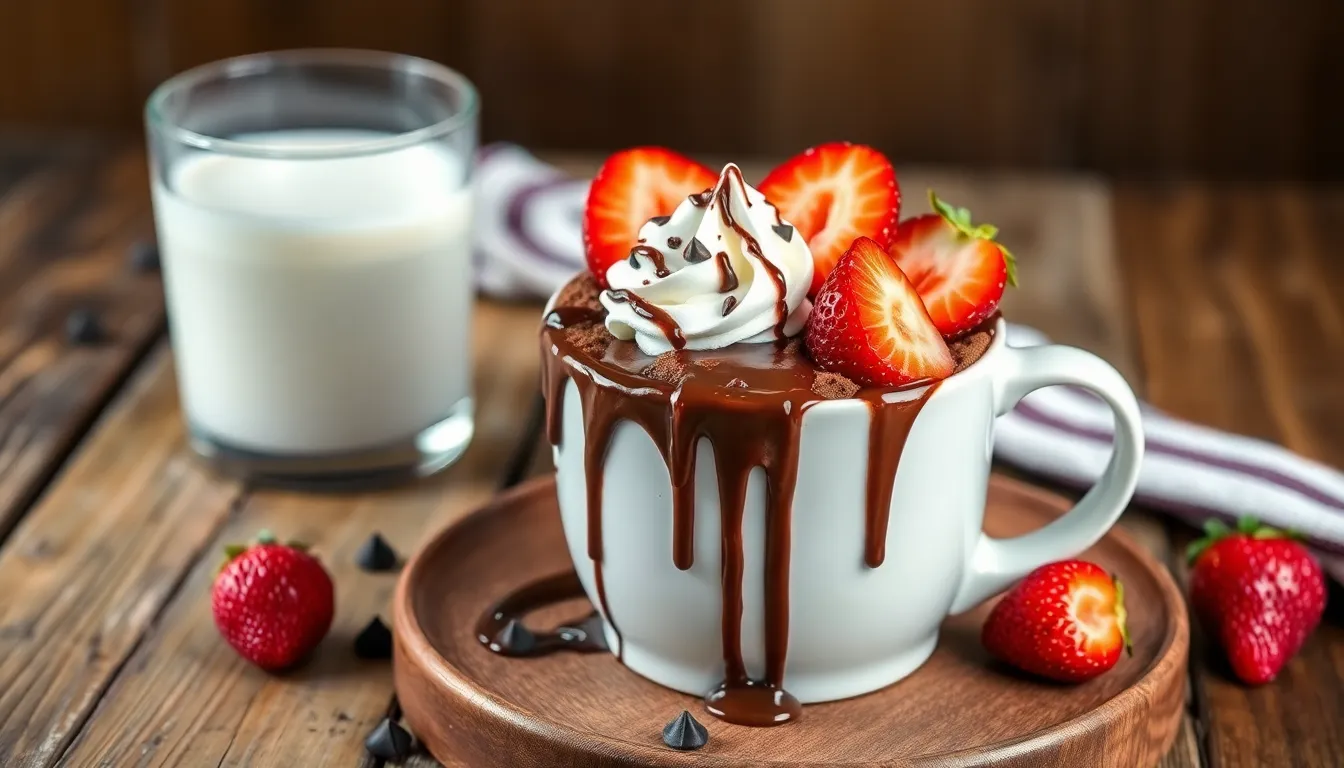 2-Minute Chocolate Chip Mug Cake Recipe (Ready in Your Microwave!) 10 2-Minute Chocolate Chip Mug Cake Recipe (Ready in Your Microwave!) 9
