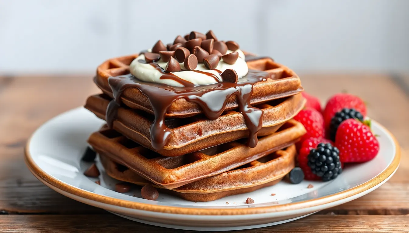 Easy Chocolate Waffles Recipe: Crispy, Fluffy & Ready in 30 Minutes 10 Easy Chocolate Waffles Recipe: Crispy, Fluffy & Ready in 30 Minutes 9