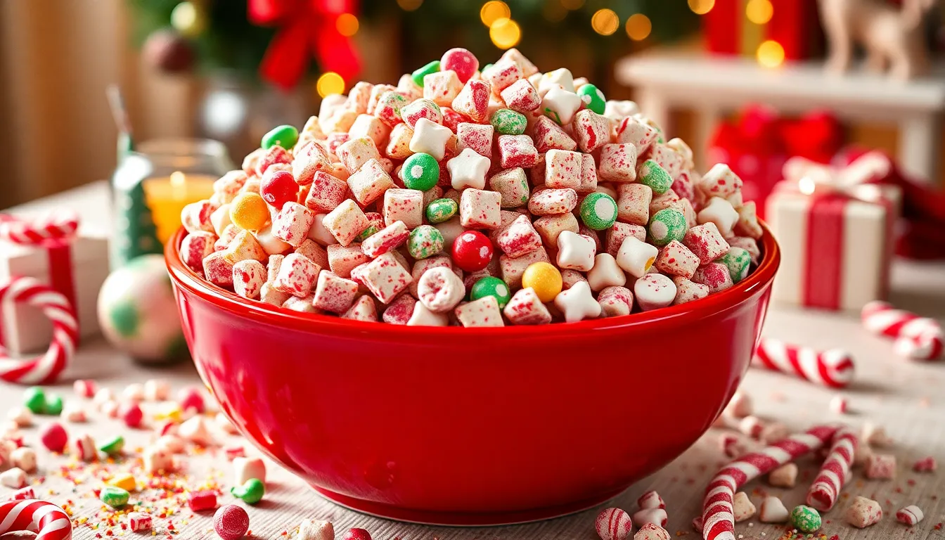Easy Christmas Puppy Chow Recipe: Festive Holiday Treat in 15 Minutes 10 Easy Christmas Puppy Chow Recipe: Festive Holiday Treat in 15 Minutes 9