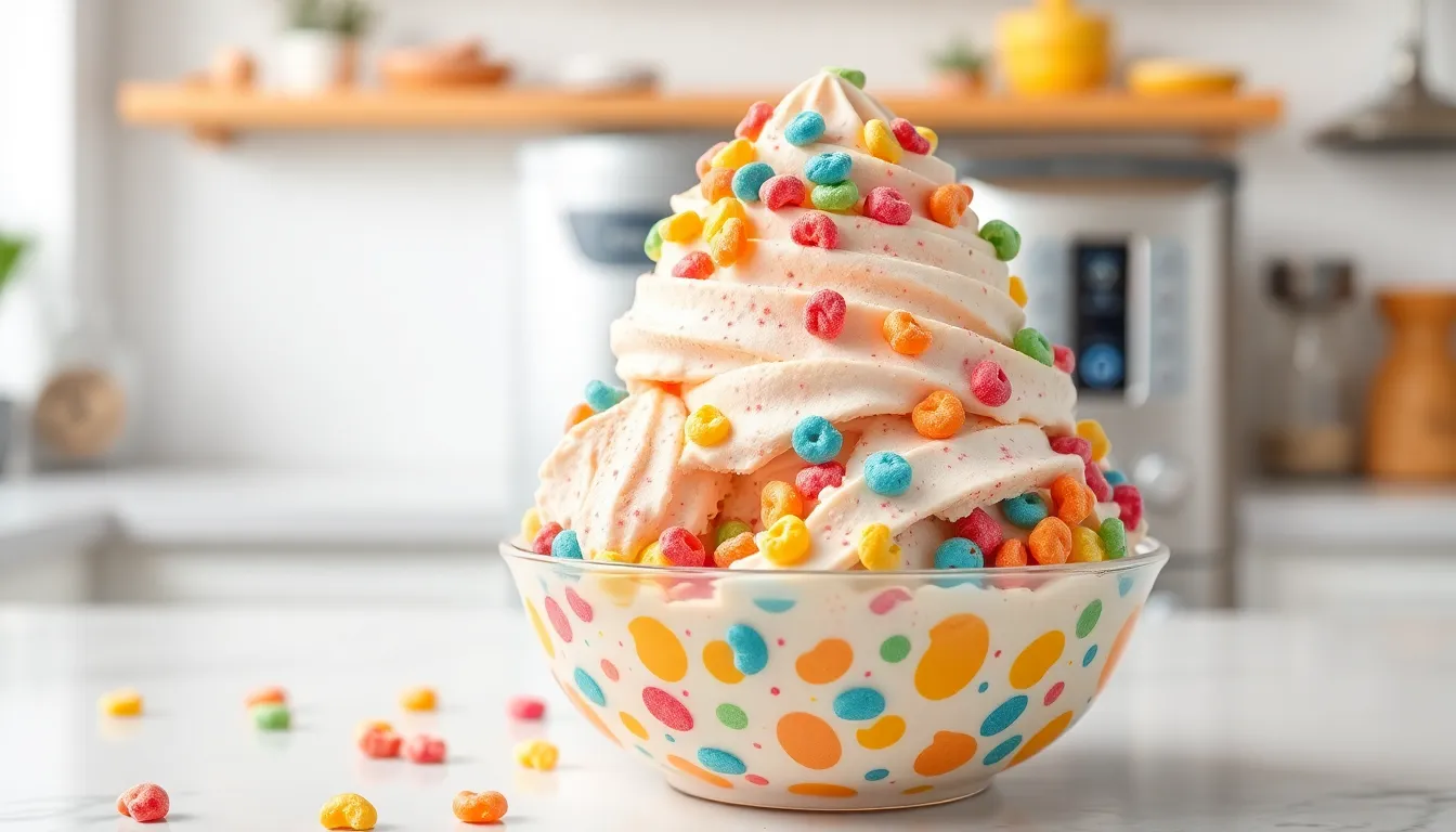 Homemade Fruity Pebbles Ice Cream Recipe (Easy Step-by-Step Guide) 10 Homemade Fruity Pebbles Ice Cream Recipe (Easy Step-by-Step Guide) 9