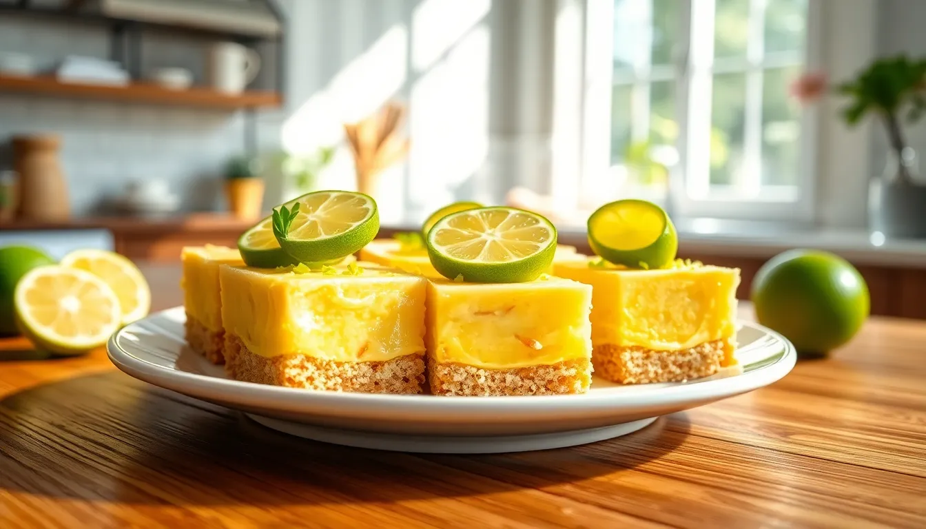 Easy Key Lime Bars Recipe: Tangy, Creamy Dessert Bars Ready in 1 Hour 10 Easy Key Lime Bars Recipe: Tangy, Creamy Dessert Bars Ready in 1 Hour 9