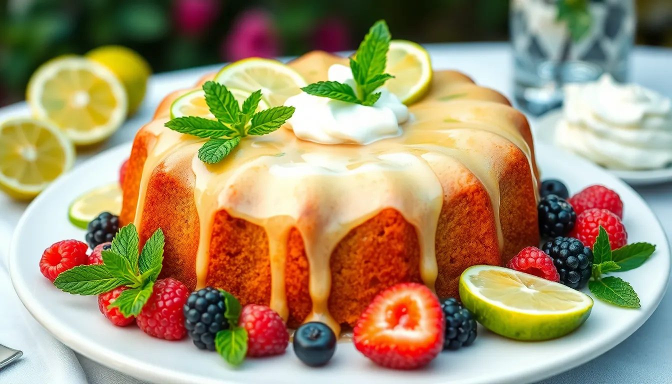 Easy Key Lime Pound Cake Recipe: Tropical Citrus Dessert with Tangy Glaze 9