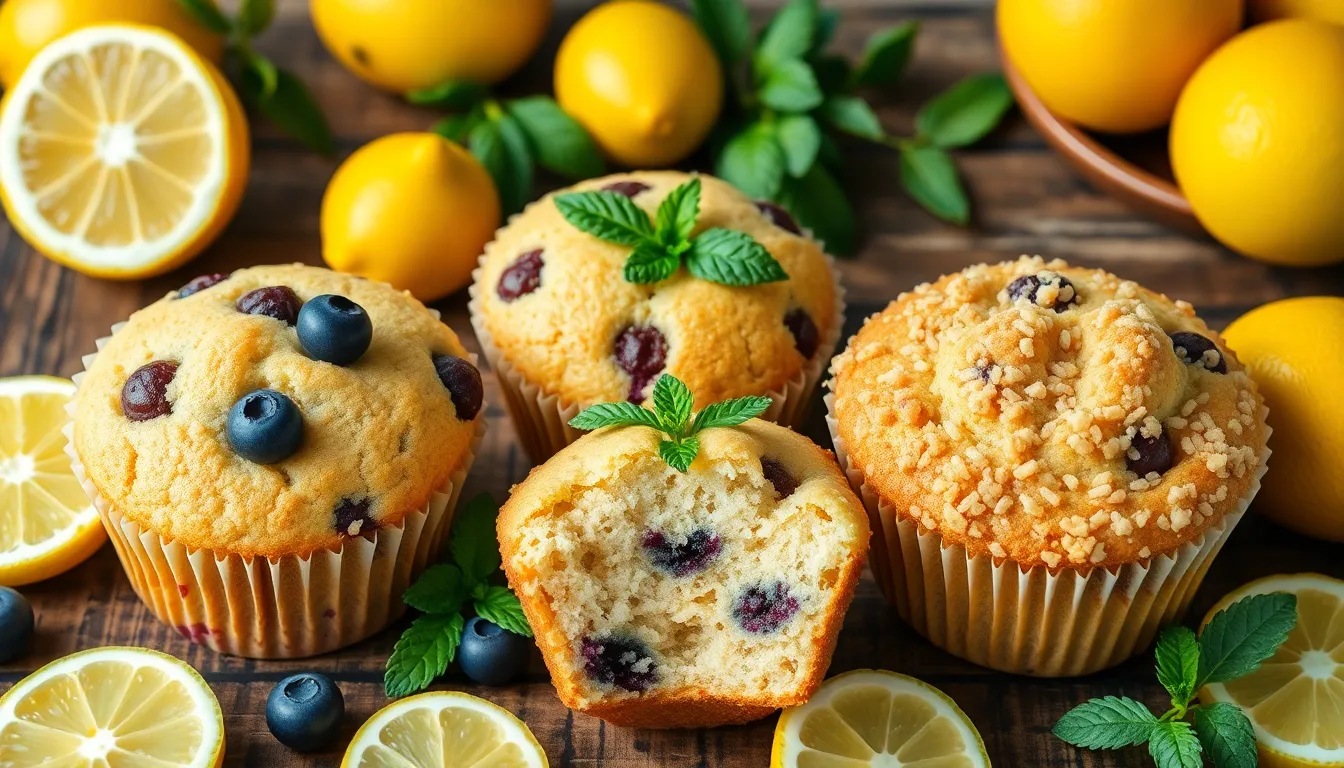Perfect Lemon Muffins Recipe: Bakery-Style with Zesty Glaze (Easy & Moist!) 10 Perfect Lemon Muffins Recipe: Bakery-Style with Zesty Glaze (Easy & Moist!) 9