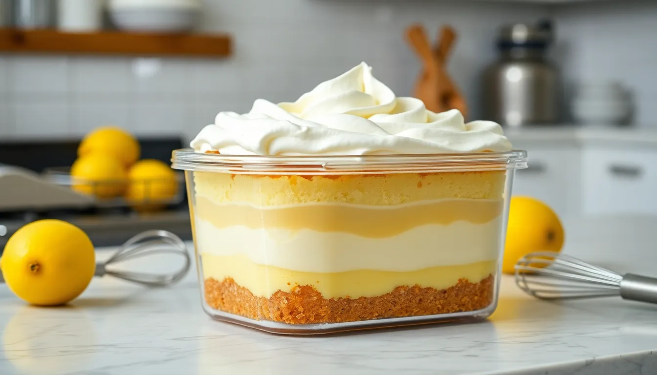 Easy Lemon Poke Cake Recipe: Moist, Tangy & Perfect for Summer Gatherings 10 Easy Lemon Poke Cake Recipe: Moist, Tangy & Perfect for Summer Gatherings 9