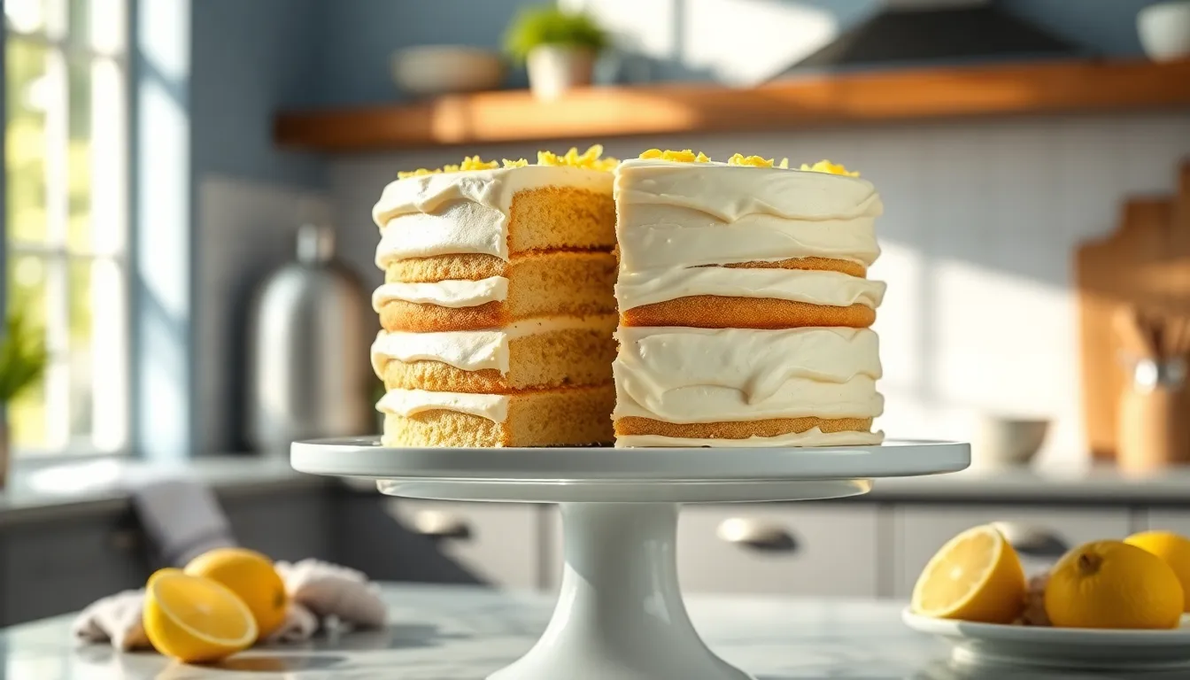 Limoncello Mascarpone Cake Recipe: Creamy Italian Dessert That Melts in Your Mouth 9