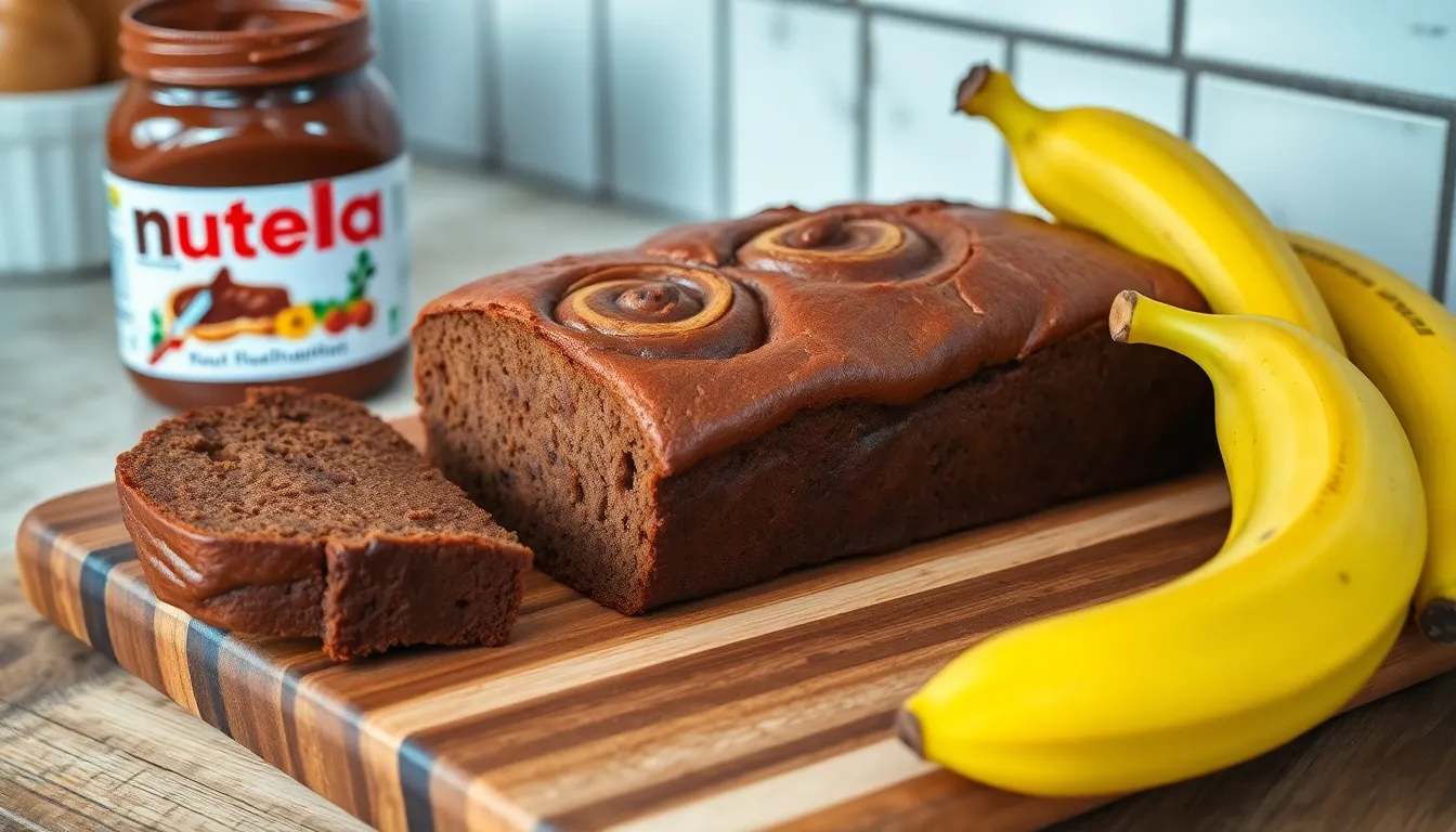 Easy Nutella Banana Bread Recipe: Moist, Chocolatey & Irresistible 10 Easy Nutella Banana Bread Recipe: Moist, Chocolatey & Irresistible 9