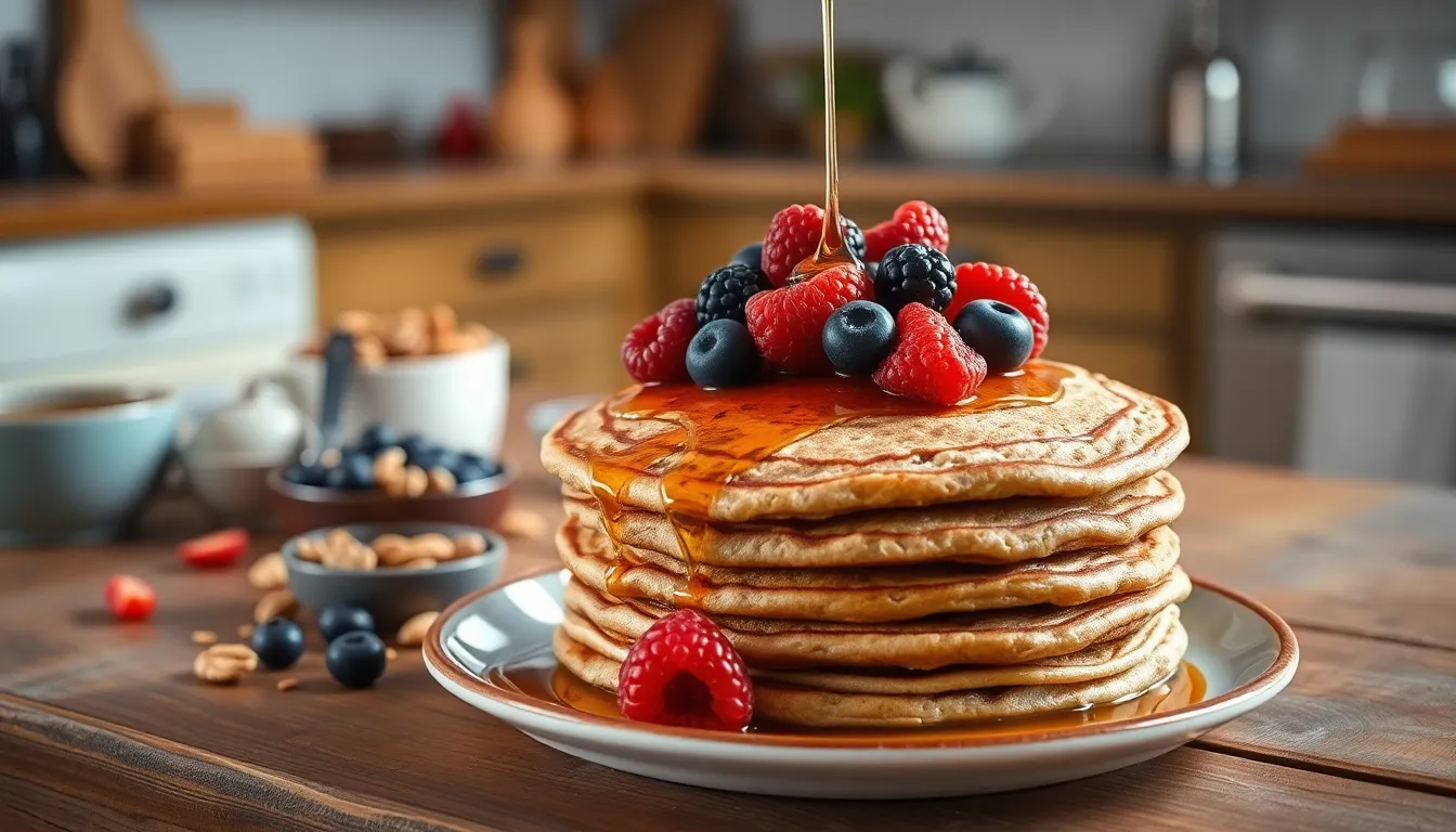 Fluffy Oat Flour Pancakes Recipe: Healthy 15-Minute Breakfast (Gluten-Free!) 10 Fluffy Oat Flour Pancakes Recipe: Healthy 15-Minute Breakfast (Gluten-Free!) 9