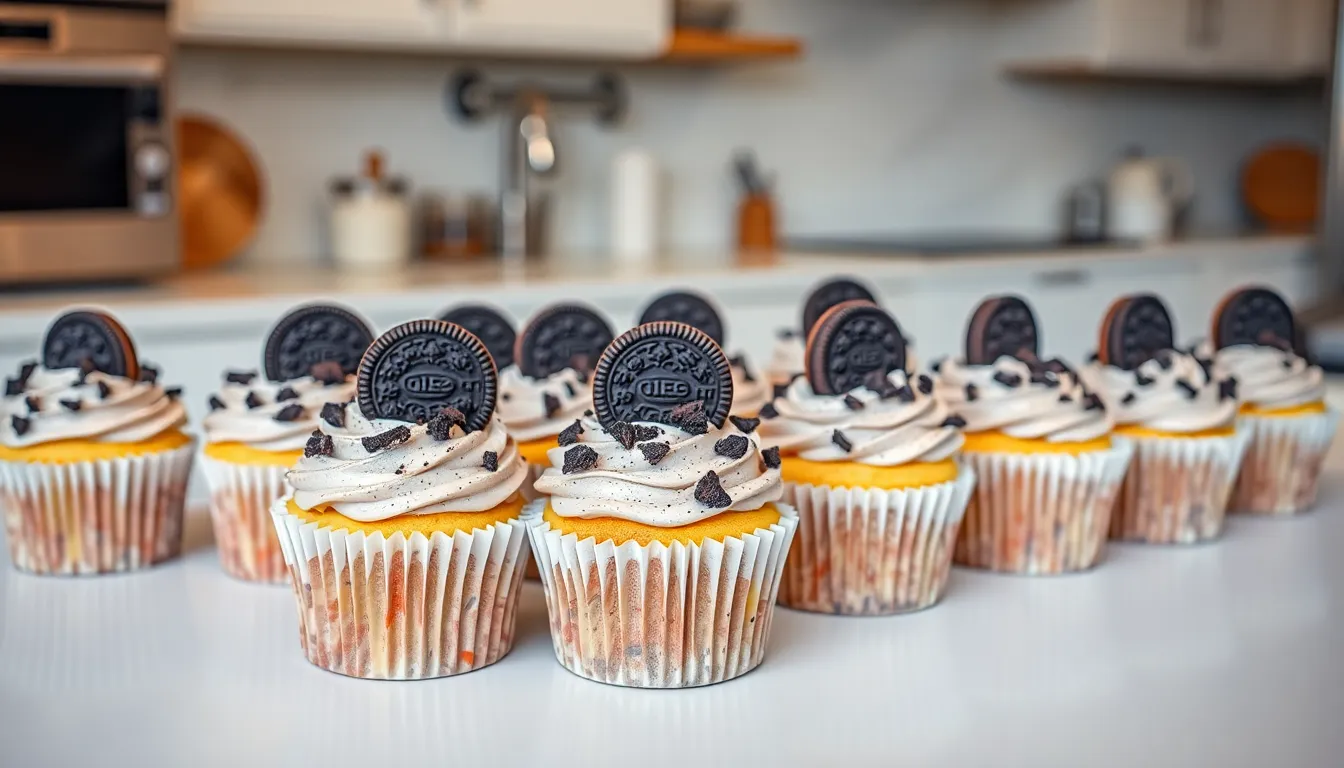 Easy Oreo Cupcakes Recipe: Rich Chocolate Cupcakes with Oreo Buttercream Frosting 10 Easy Oreo Cupcakes Recipe: Rich Chocolate Cupcakes with Oreo Buttercream Frosting 9