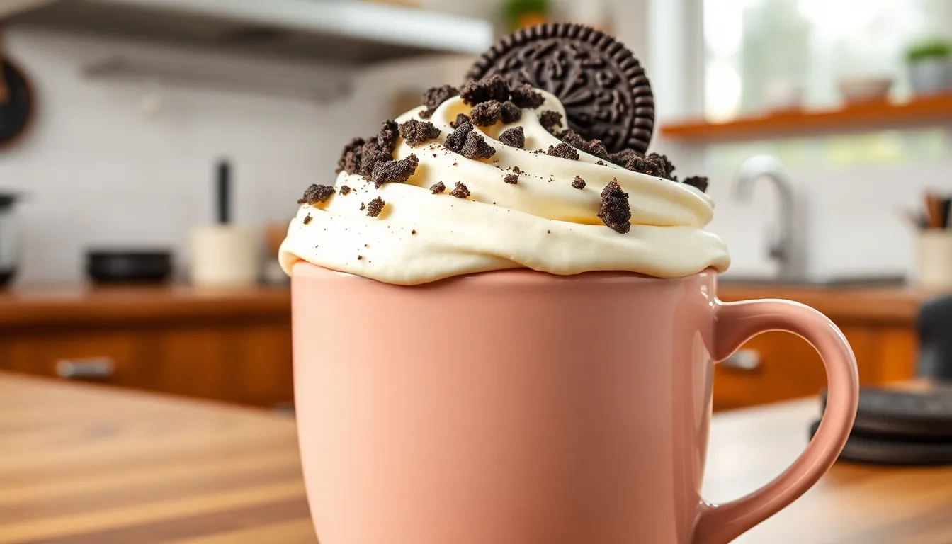 5-Minute Oreo Mug Cake Recipe: Easy Single-Serve Dessert in the Microwave 9