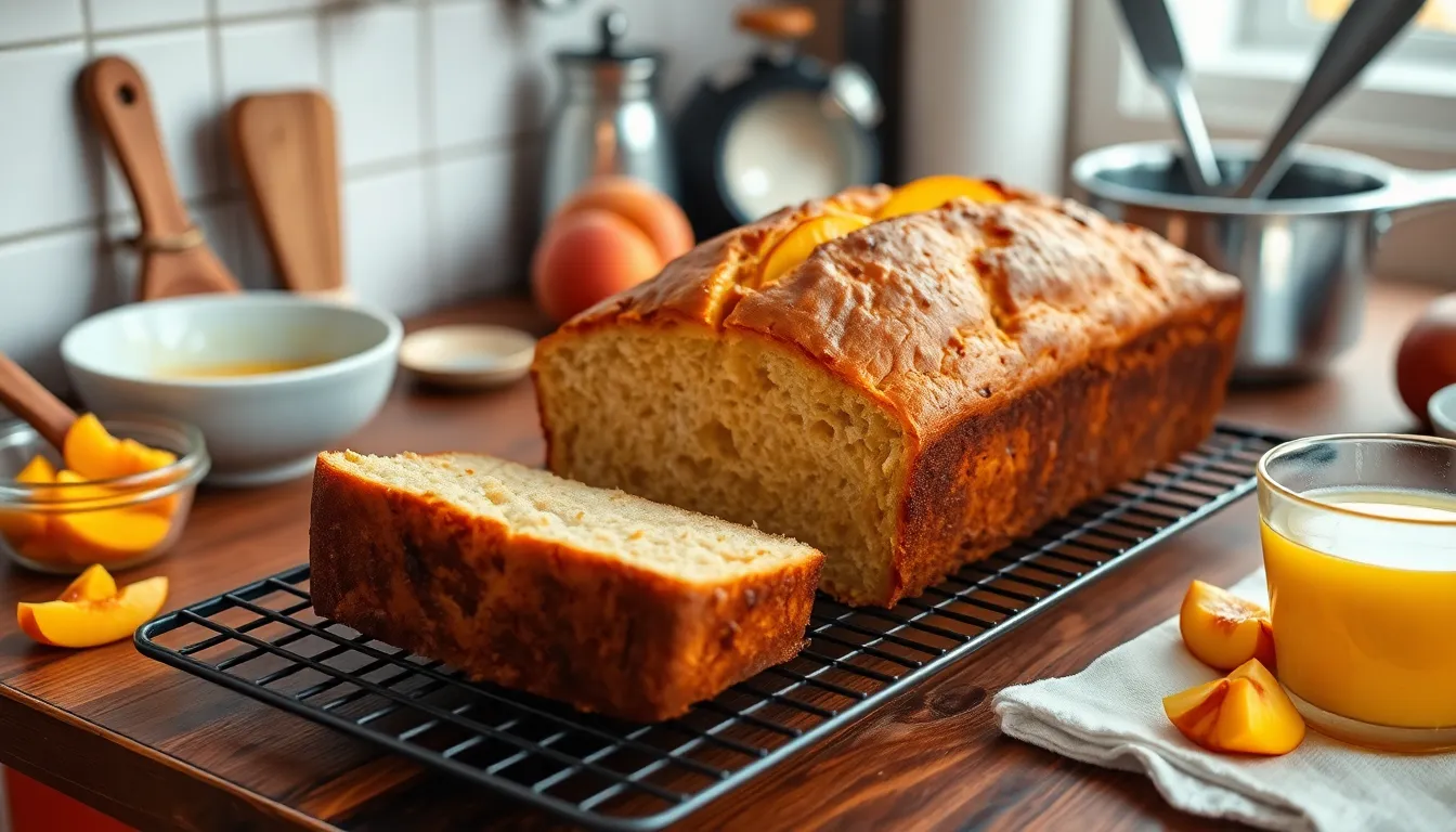 Moist Peach Bread Recipe: Easy Summer Baking with Fresh Peaches 10 Moist Peach Bread Recipe: Easy Summer Baking with Fresh Peaches 9