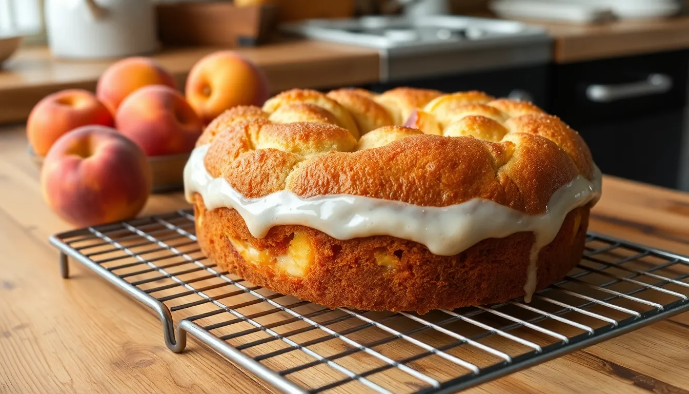 The Best Peach Cobbler Pound Cake Recipe - Easy Southern Dessert Fusion 10 The Best Peach Cobbler Pound Cake Recipe - Easy Southern Dessert Fusion 9