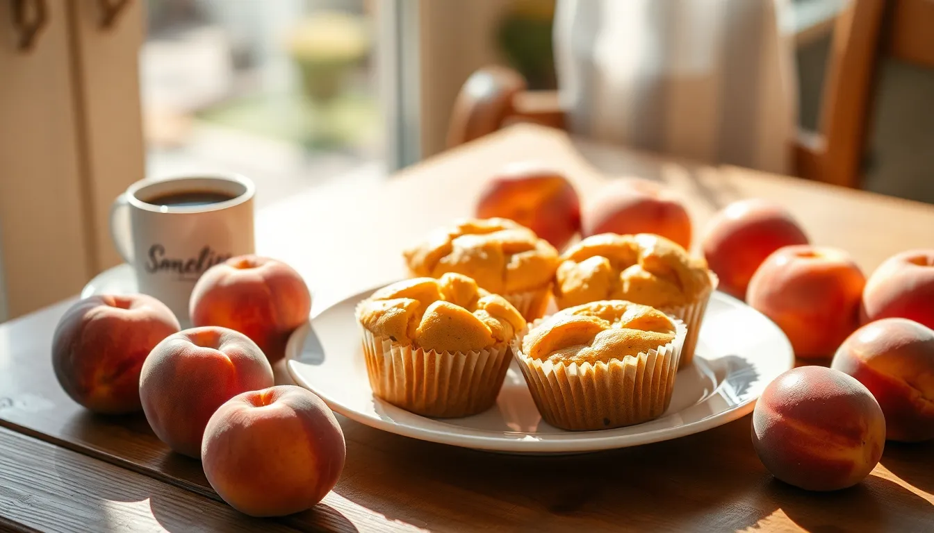 Easy Peach Muffins Recipe: Fluffy, Bakery-Style Treats Perfect for Summer 10 Easy Peach Muffins Recipe: Fluffy, Bakery-Style Treats Perfect for Summer 9