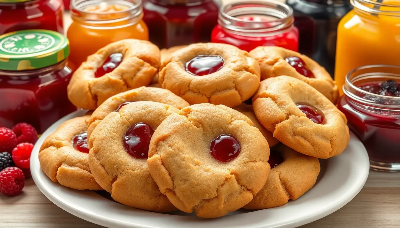 Easy Peanut Butter and Jelly Cookies Recipe (Soft & Chewy in 30 Minutes!) 10 Easy Peanut Butter and Jelly Cookies Recipe (Soft & Chewy in 30 Minutes!) 9