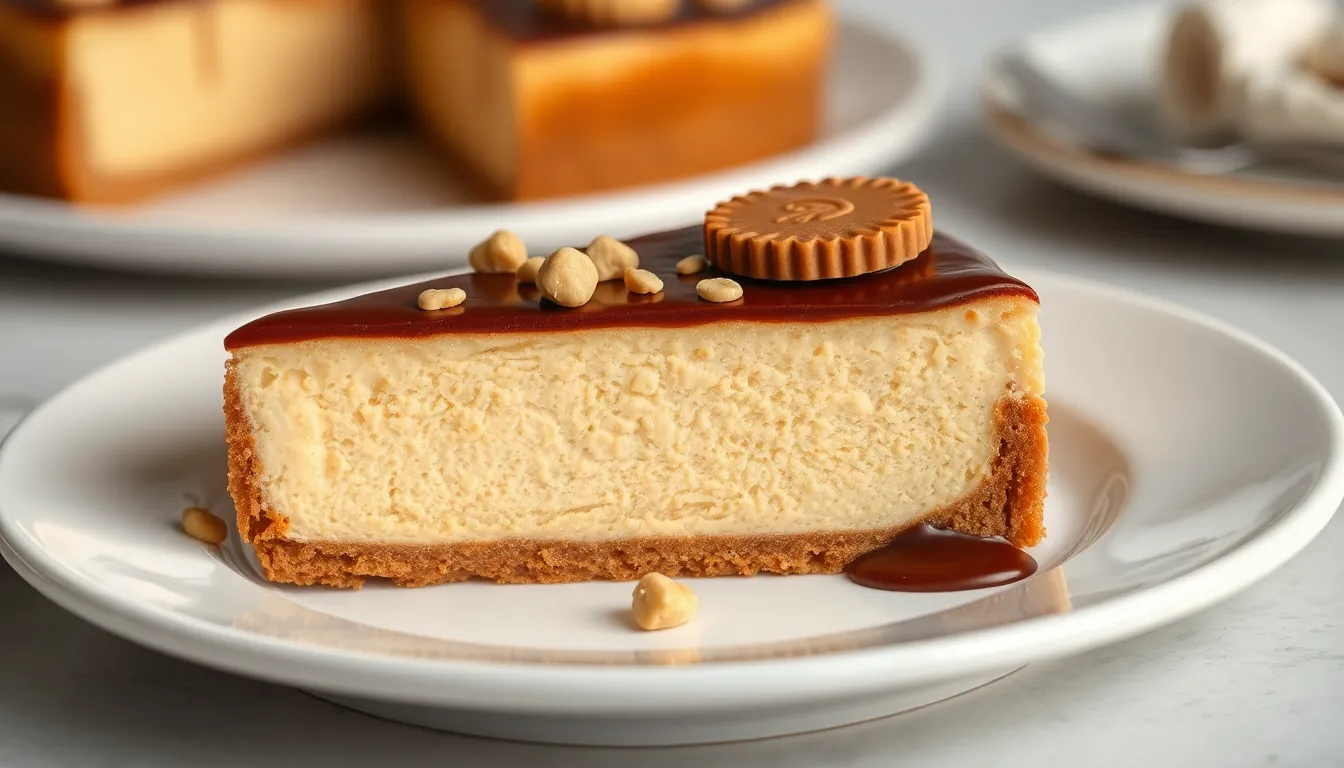 The Ultimate Peanut Butter Cheesecake Recipe (No-Crack, Restaurant-Quality!) 10 The Ultimate Peanut Butter Cheesecake Recipe (No-Crack, Restaurant-Quality!) 9