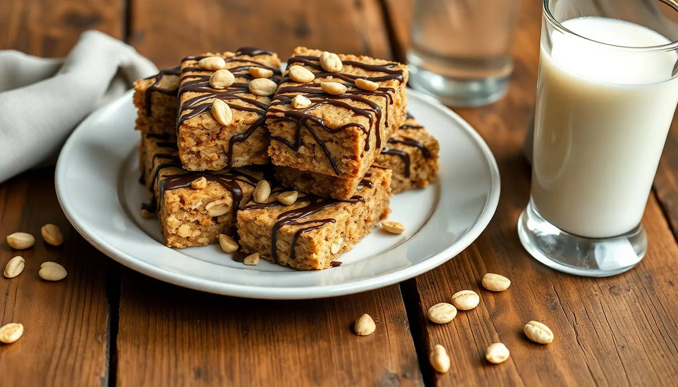 Easy Peanut Butter Oatmeal Bars Recipe (Ready in 30 Minutes!) 10 Easy Peanut Butter Oatmeal Bars Recipe (Ready in 30 Minutes!) 9