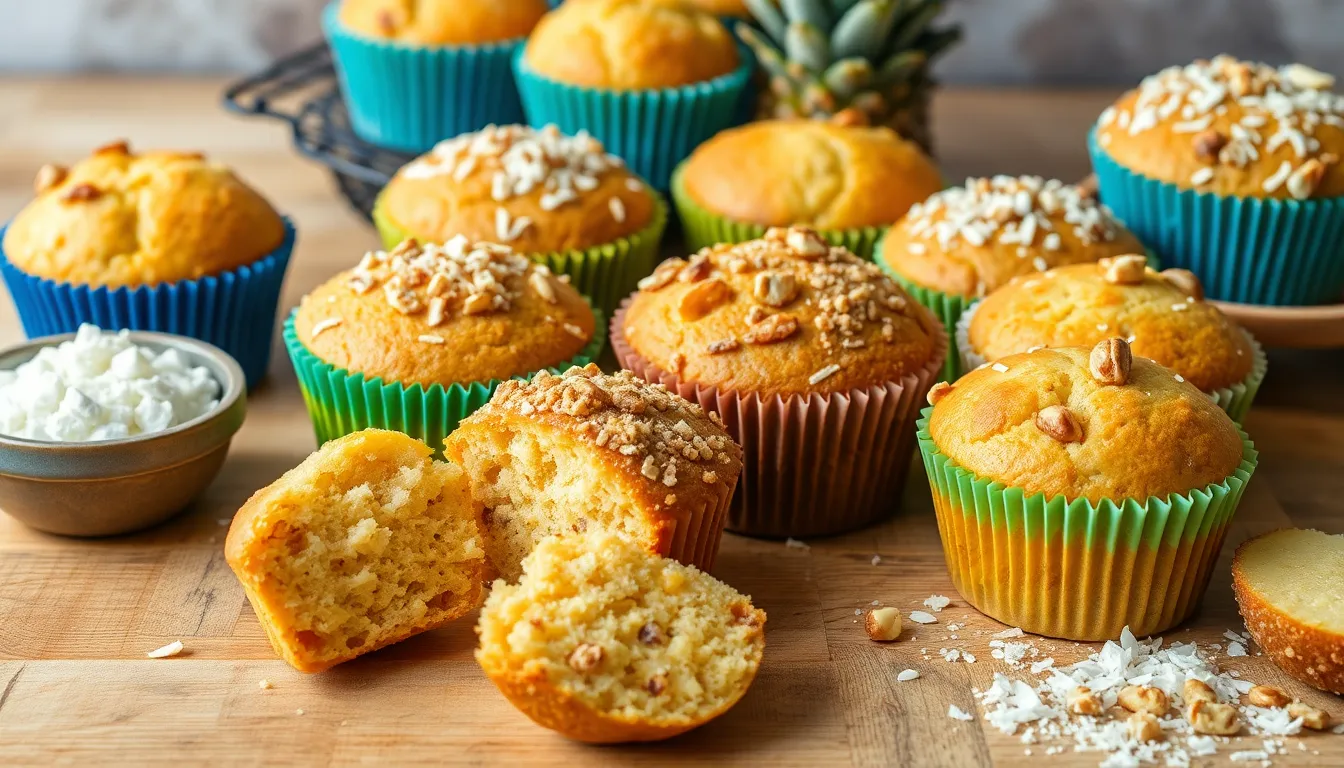 Easy Pineapple Muffins Recipe: Moist, Tropical & Perfect for Breakfast 10 Easy Pineapple Muffins Recipe: Moist, Tropical & Perfect for Breakfast 9