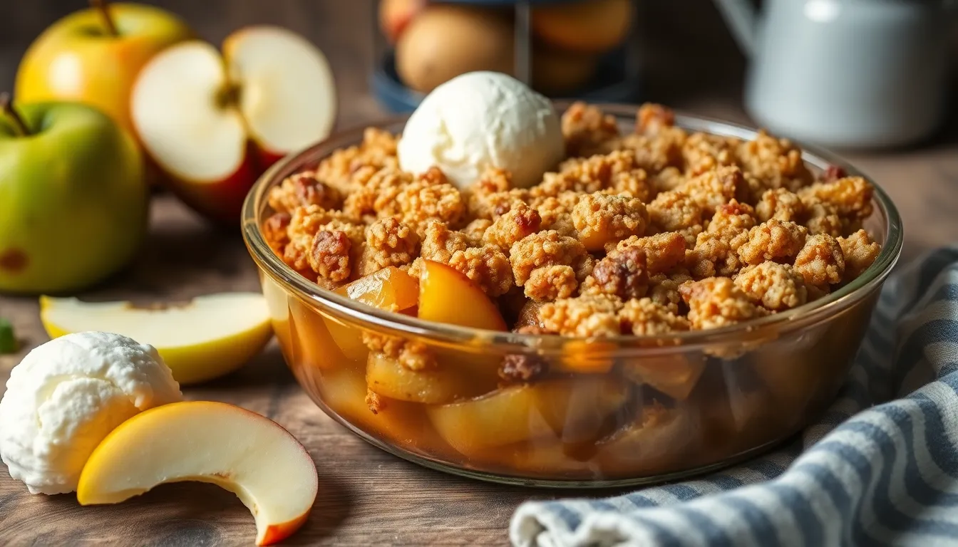 Easy Apple Crisp Without Oats Recipe - Buttery Streusel Topping in 50 Minutes 12 Easy Apple Crisp Without Oats Recipe - Buttery Streusel Topping in 50 Minutes 11