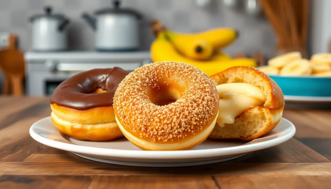 Fluffy Banana Donuts Recipe: Turn Overripe Bananas Into Sweet Treats in 30 Minutes 12 Fluffy Banana Donuts Recipe: Turn Overripe Bananas Into Sweet Treats in 30 Minutes 11