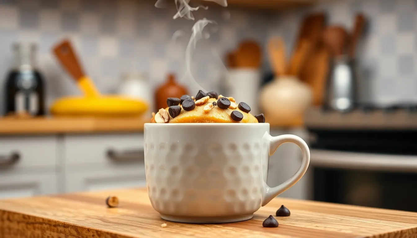 5-Minute Banana Mug Cake Recipe: Easy Single-Serving Dessert Ready in Minutes 12 5-Minute Banana Mug Cake Recipe: Easy Single-Serving Dessert Ready in Minutes 11