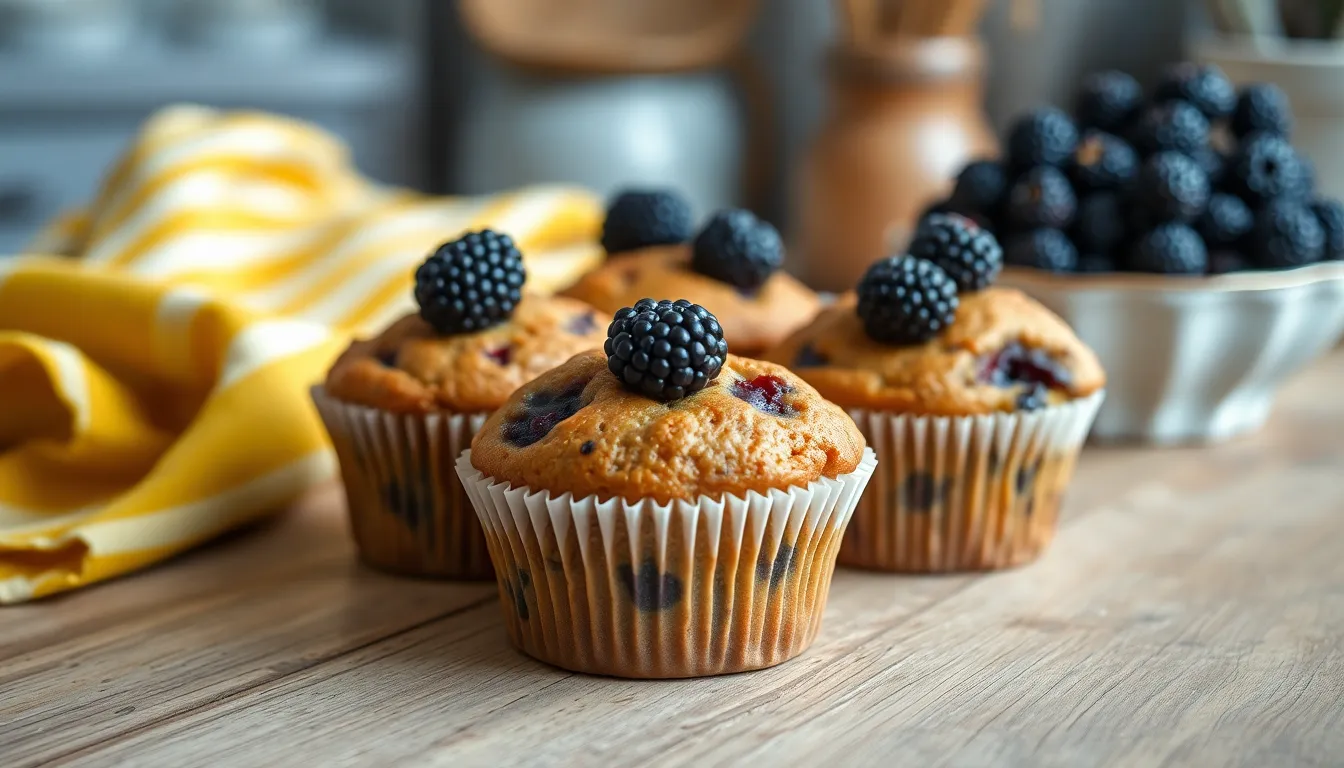 Perfect Blackberry Muffins Recipe: Fluffy, Tender & Bakery-Style Results 12 Perfect Blackberry Muffins Recipe: Fluffy, Tender & Bakery-Style Results 11