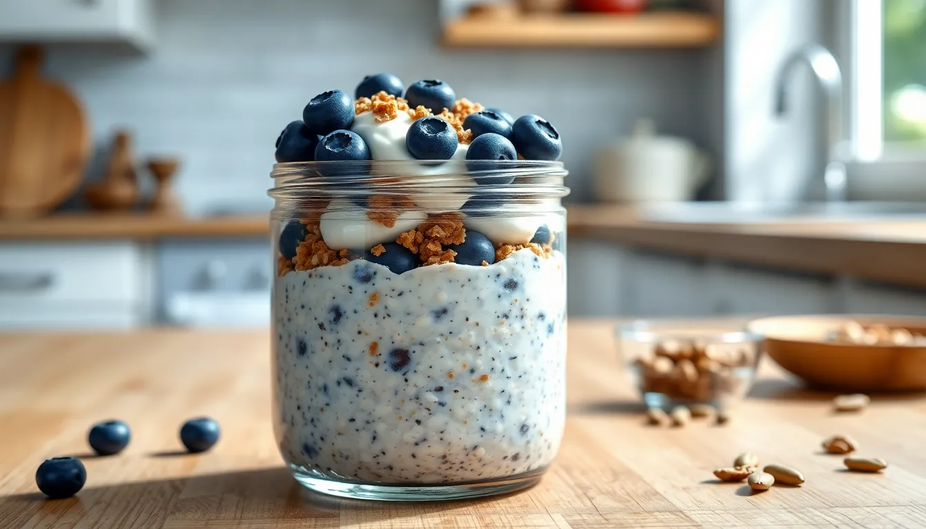 Easy Blueberry Overnight Oats Recipe: Healthy 5-Minute Breakfast Prep 12 Easy Blueberry Overnight Oats Recipe: Healthy 5-Minute Breakfast Prep 11