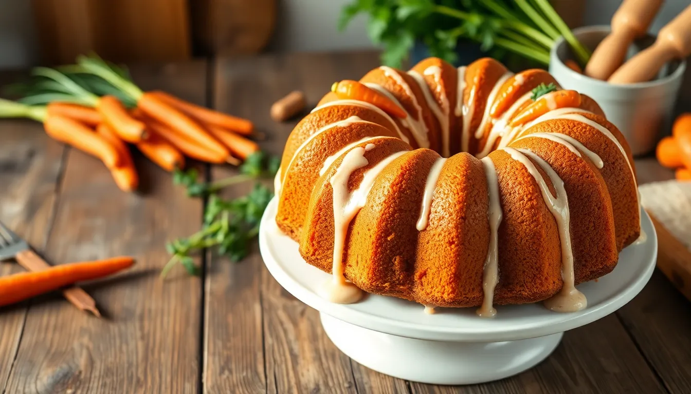 Moist Carrot Bundt Cake Recipe with Cream Cheese Glaze (Easy & Delicious!) 12 Moist Carrot Bundt Cake Recipe with Cream Cheese Glaze (Easy & Delicious!) 11