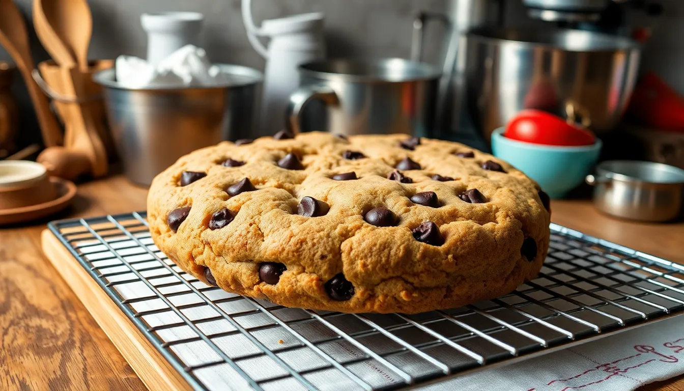 Easy Chocolate Chip Cookie Cake Recipe (Better Than Store-Bought!) 12 Easy Chocolate Chip Cookie Cake Recipe (Better Than Store-Bought!) 11