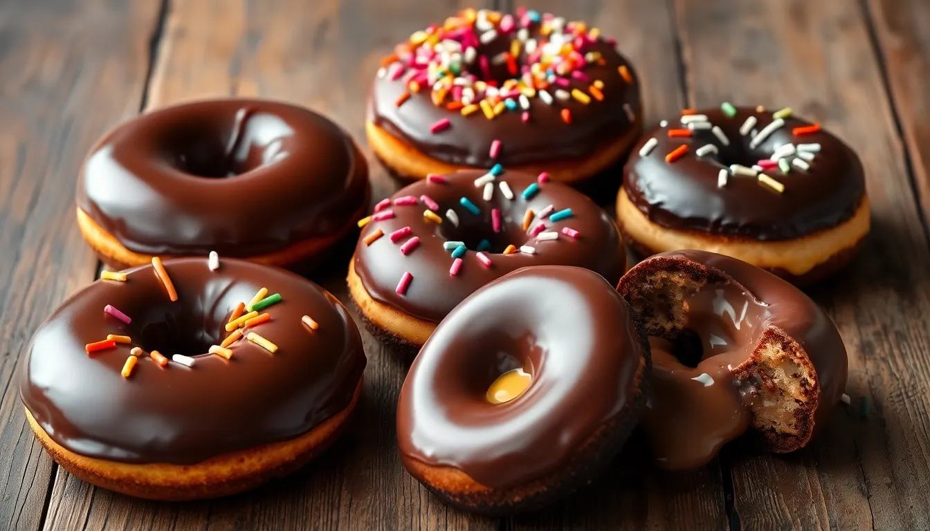 The Ultimate Guide to Homemade Chocolate Donuts (Fried & Baked Recipes) 12 The Ultimate Guide to Homemade Chocolate Donuts (Fried & Baked Recipes) 11