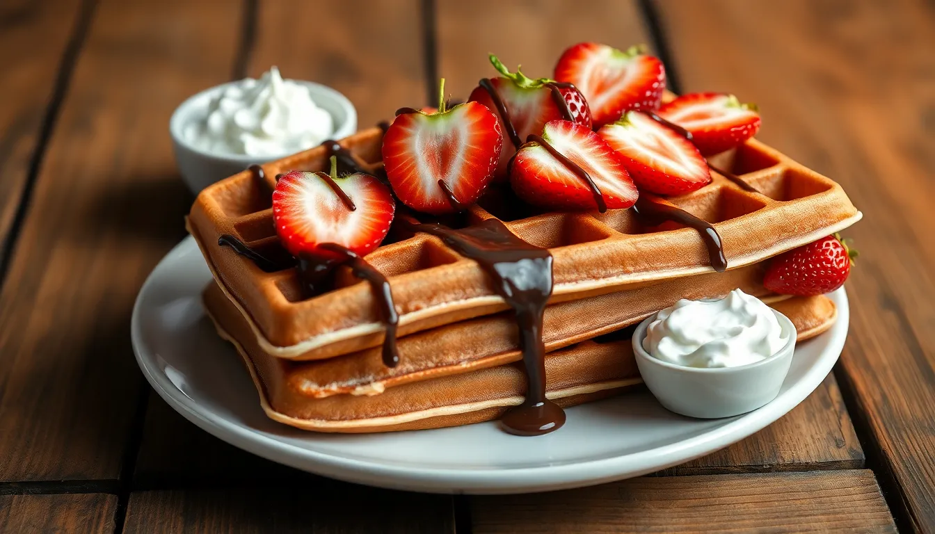 Easy Chocolate Waffles Recipe: Crispy, Fluffy & Ready in 30 Minutes 12 Easy Chocolate Waffles Recipe: Crispy, Fluffy & Ready in 30 Minutes 11
