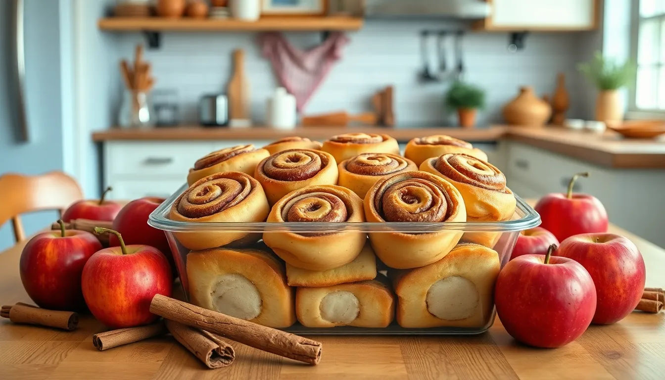 Apple Pie Cinnamon Rolls: Easy Recipe Combining Two Classic Desserts 12 Apple Pie Cinnamon Rolls: Easy Recipe Combining Two Classic Desserts 11