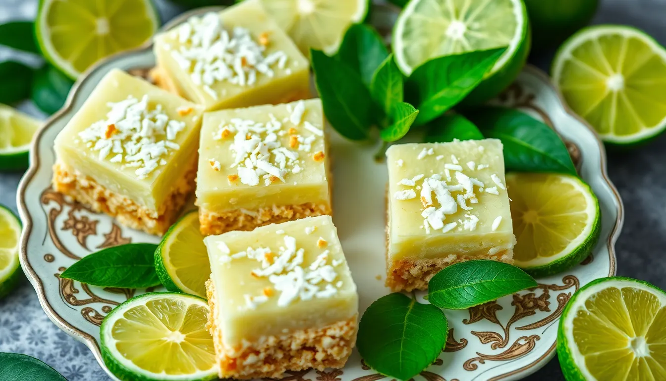 Easy Key Lime Bars Recipe: Tangy, Creamy Dessert Bars Ready in 1 Hour 12 Easy Key Lime Bars Recipe: Tangy, Creamy Dessert Bars Ready in 1 Hour 11