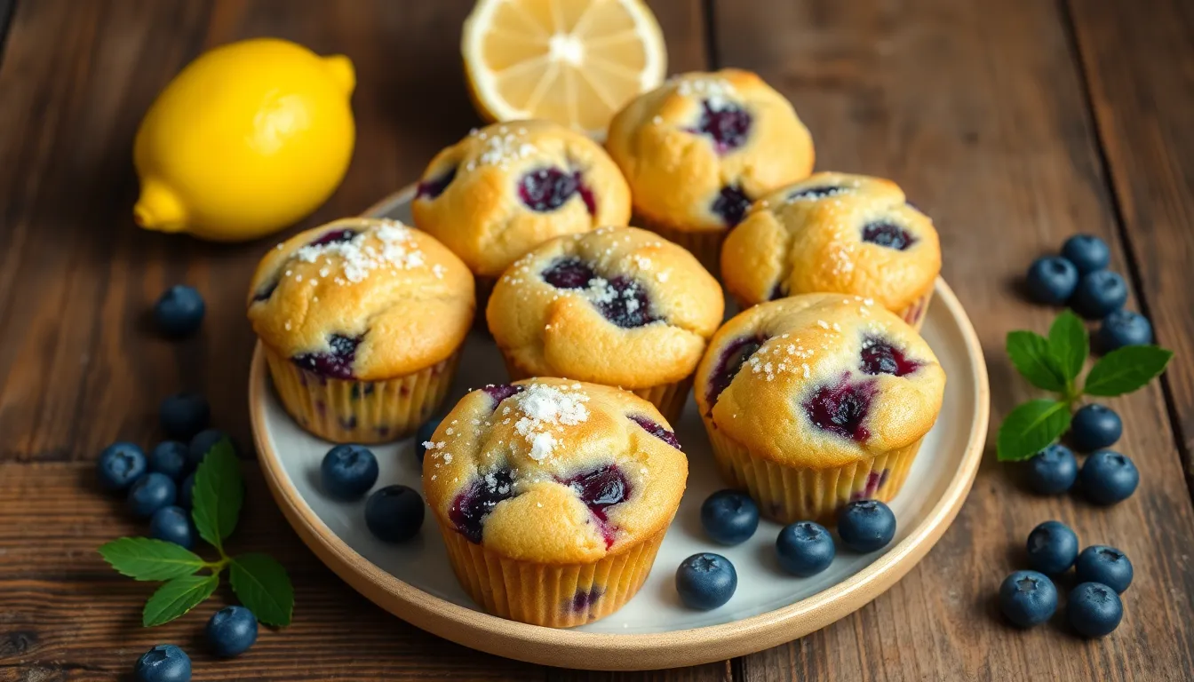 Perfect Lemon Blueberry Muffins Recipe (Bakery-Style with Fluffy Dome Tops!) 12 Perfect Lemon Blueberry Muffins Recipe (Bakery-Style with Fluffy Dome Tops!) 11
