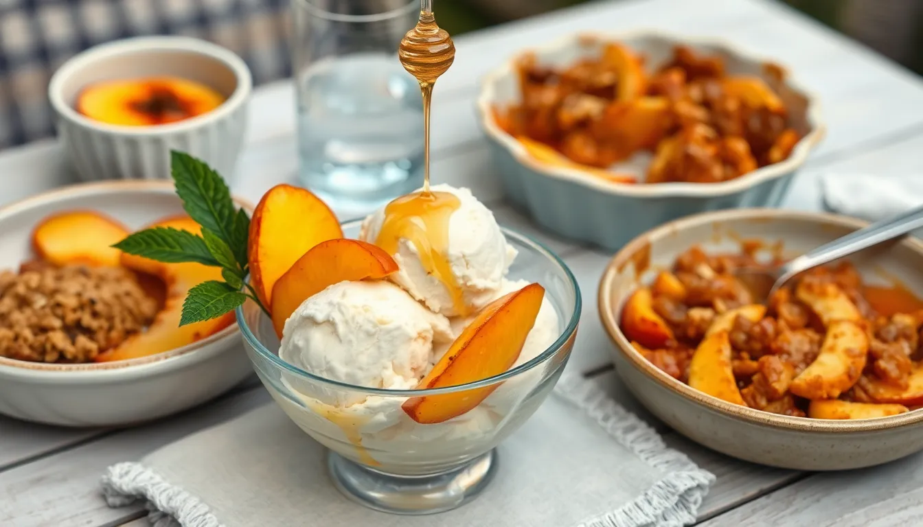Easy No Churn Peach Ice Cream Recipe (Ready in 4 Hours!) 12 Easy No Churn Peach Ice Cream Recipe (Ready in 4 Hours!) 11