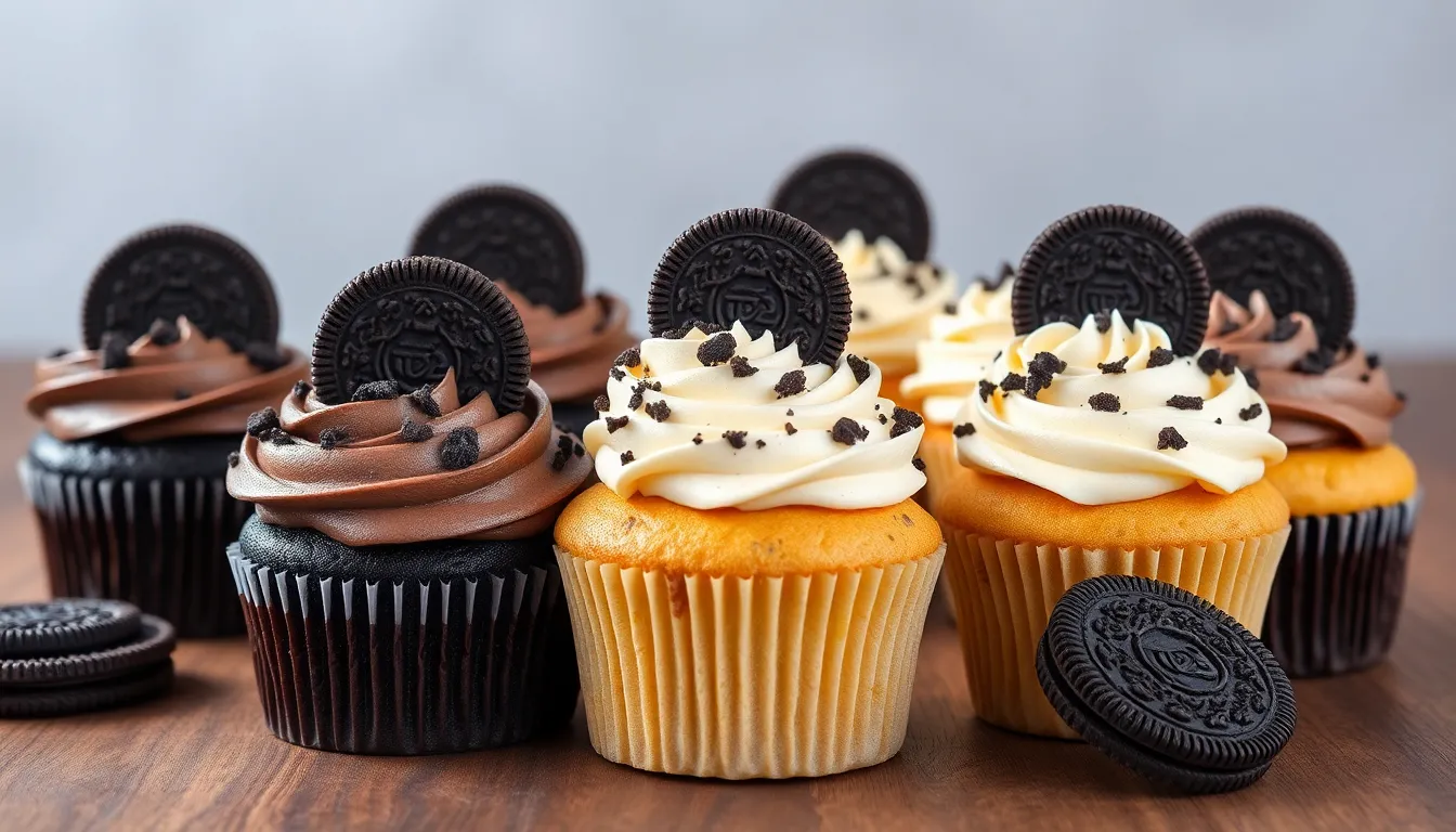 Easy Oreo Cupcakes Recipe: Rich Chocolate Cupcakes with Oreo Buttercream Frosting 12 Easy Oreo Cupcakes Recipe: Rich Chocolate Cupcakes with Oreo Buttercream Frosting 11