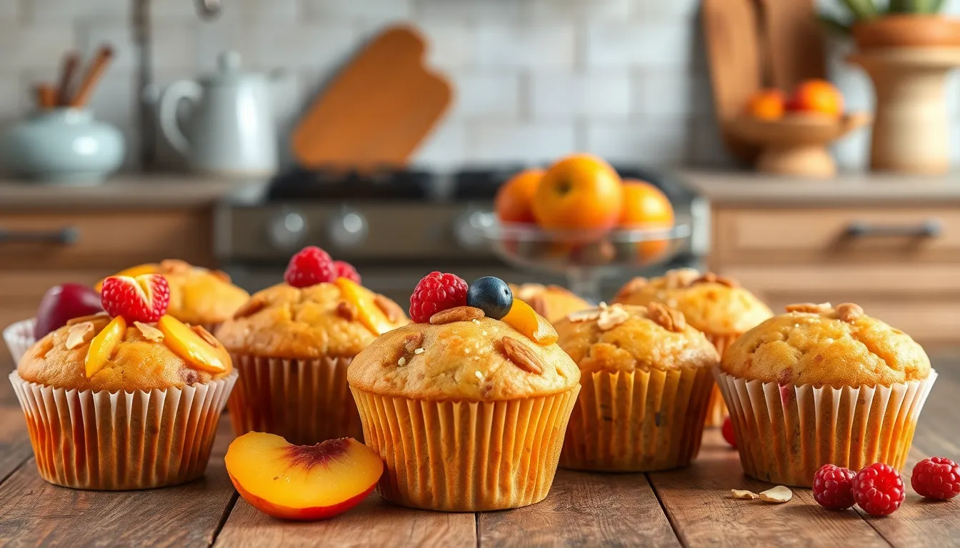Easy Peach Muffins Recipe: Fluffy, Bakery-Style Treats Perfect for Summer 12 Easy Peach Muffins Recipe: Fluffy, Bakery-Style Treats Perfect for Summer 11