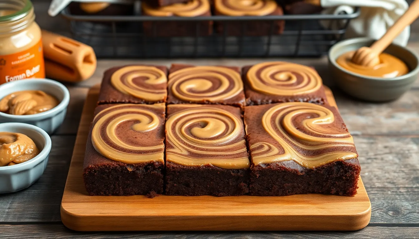 Fudgy Peanut Butter Brownies Recipe - Easy Swirled Chocolate Brownies 12 Fudgy Peanut Butter Brownies Recipe - Easy Swirled Chocolate Brownies 11