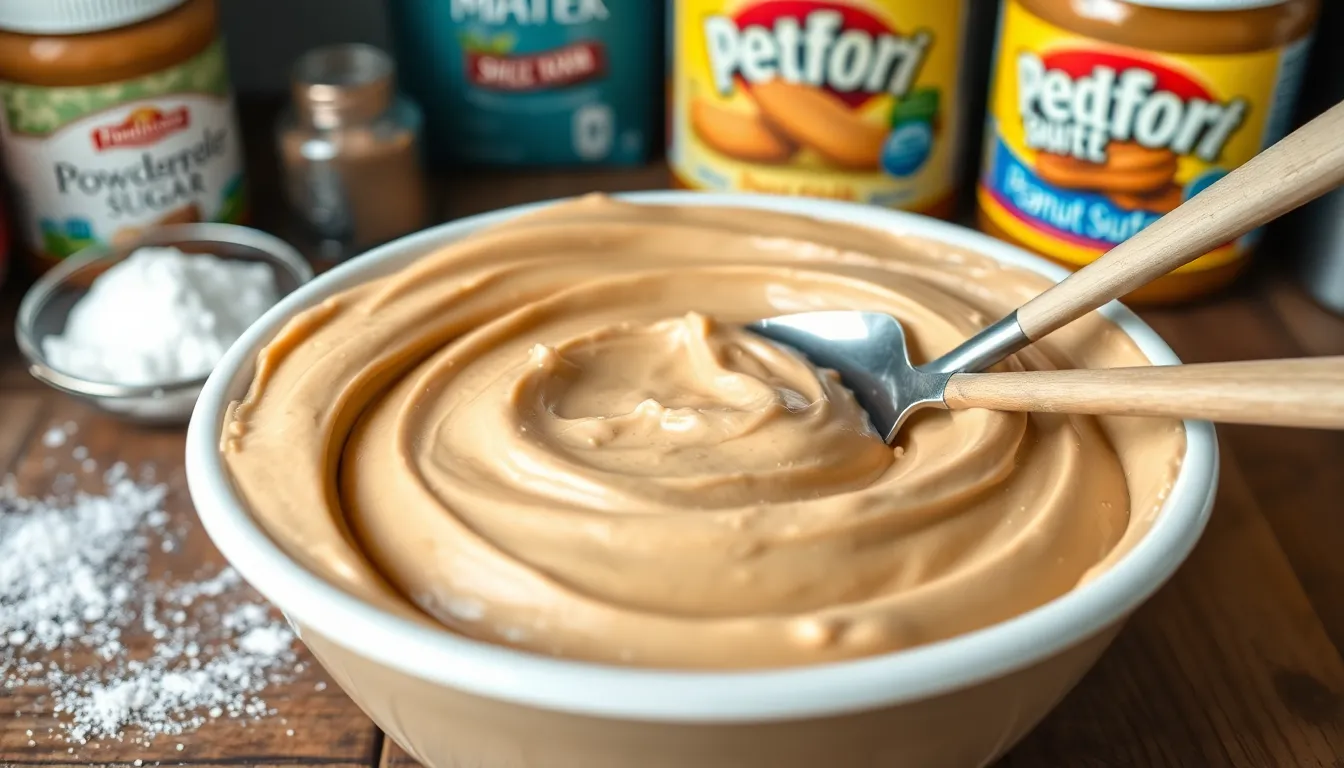 Peanut Butter Cream Cheese Frosting Recipe (Rich, Creamy & Perfect Every Time!) 12 Peanut Butter Cream Cheese Frosting Recipe (Rich, Creamy & Perfect Every Time!) 11