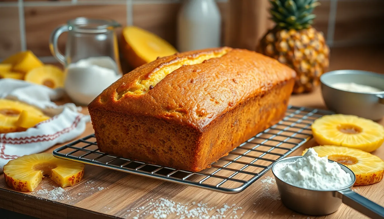 Easy Pineapple Bread Recipe: Moist, Flavorful & Perfect Every Time 12 Easy Pineapple Bread Recipe: Moist, Flavorful & Perfect Every Time 11