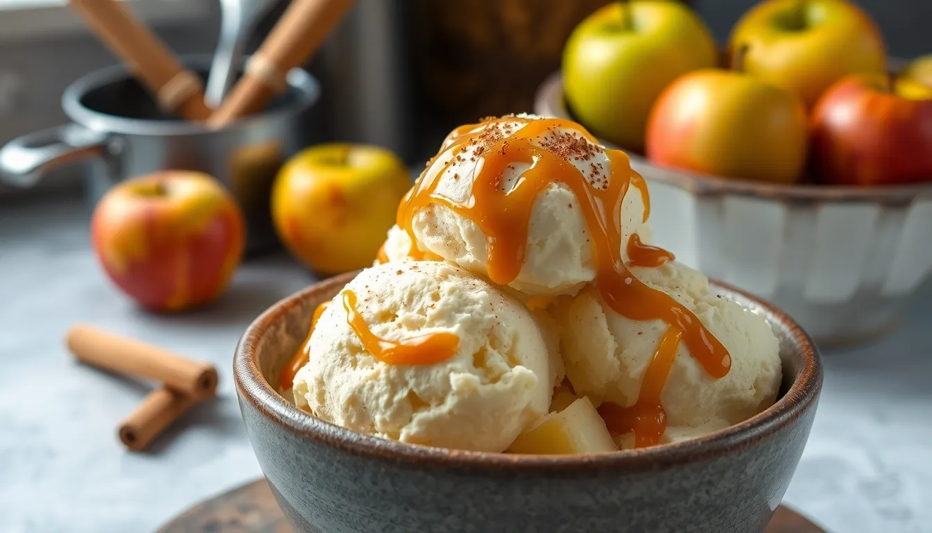 Homemade Apple Ice Cream Recipe: Creamy, Spiced & Perfect for Fall 14 Homemade Apple Ice Cream Recipe: Creamy, Spiced & Perfect for Fall 13