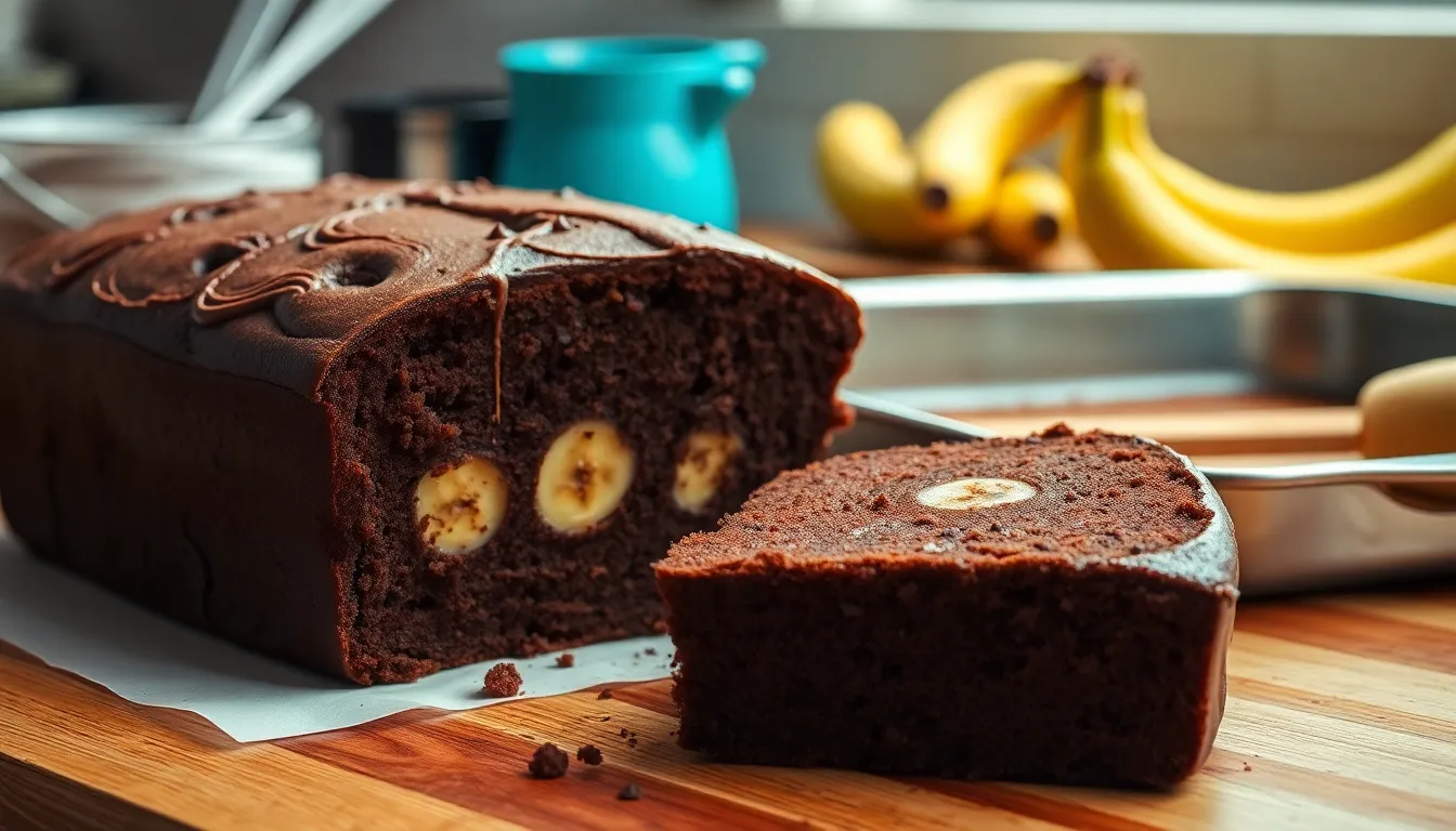 Moist Chocolate Banana Cake Recipe (Easy & Irresistible!) 14 Moist Chocolate Banana Cake Recipe (Easy & Irresistible!) 13