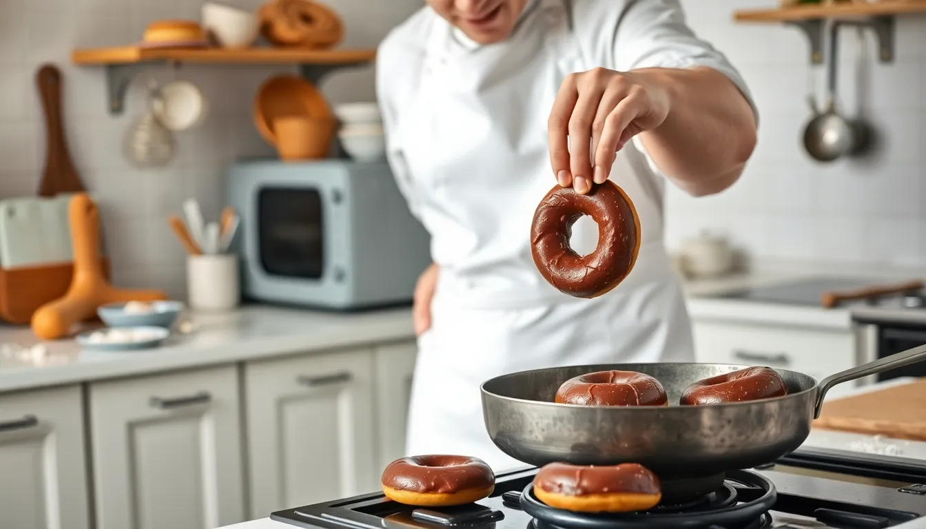 The Ultimate Guide to Homemade Chocolate Donuts (Fried & Baked Recipes) 14 The Ultimate Guide to Homemade Chocolate Donuts (Fried & Baked Recipes) 13