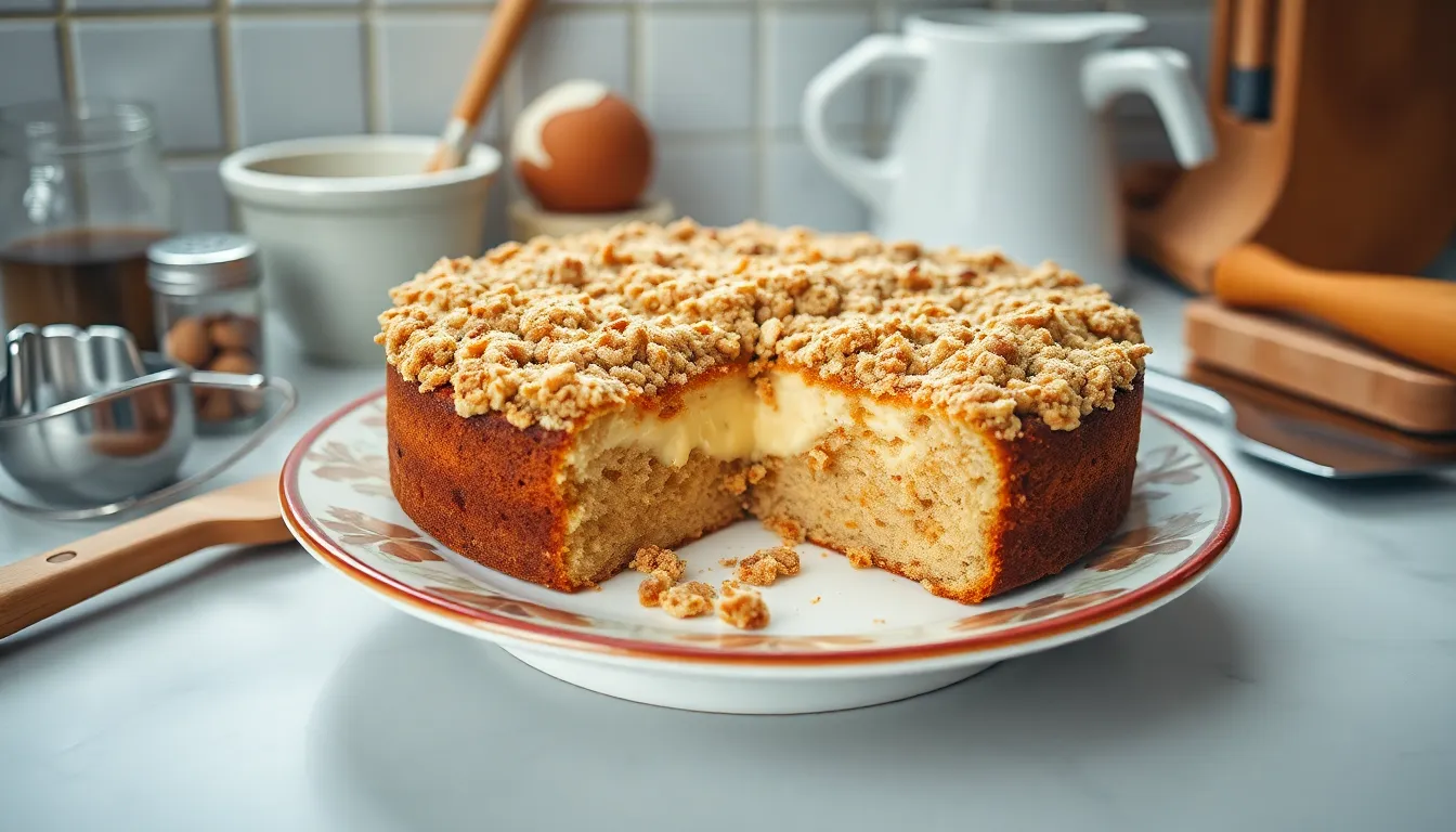 Easy Cream Cheese Coffee Cake Recipe: Bakery-Style with Streusel Topping 14 Easy Cream Cheese Coffee Cake Recipe: Bakery-Style with Streusel Topping 13