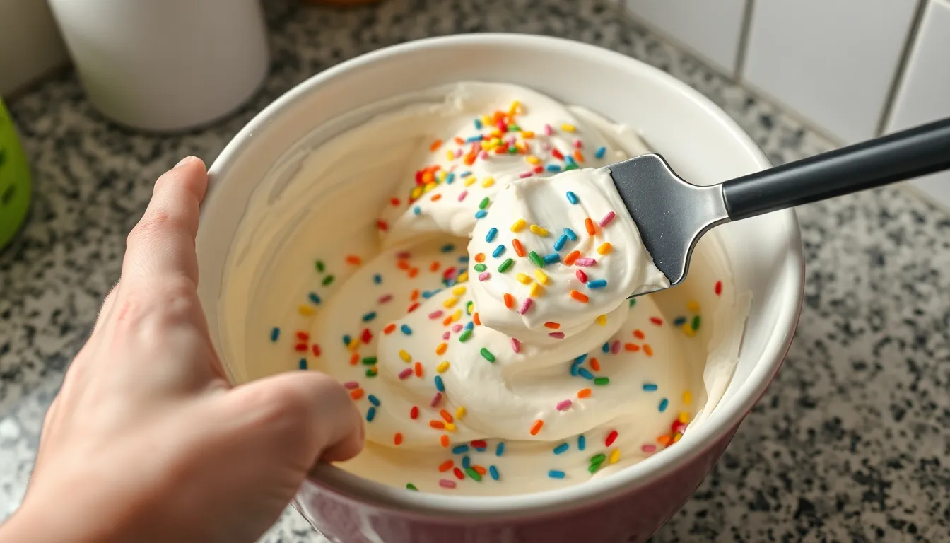 Easy Homemade Funfetti Frosting Recipe (Ready in 8 Minutes!) 14 Easy Homemade Funfetti Frosting Recipe (Ready in 8 Minutes!) 13