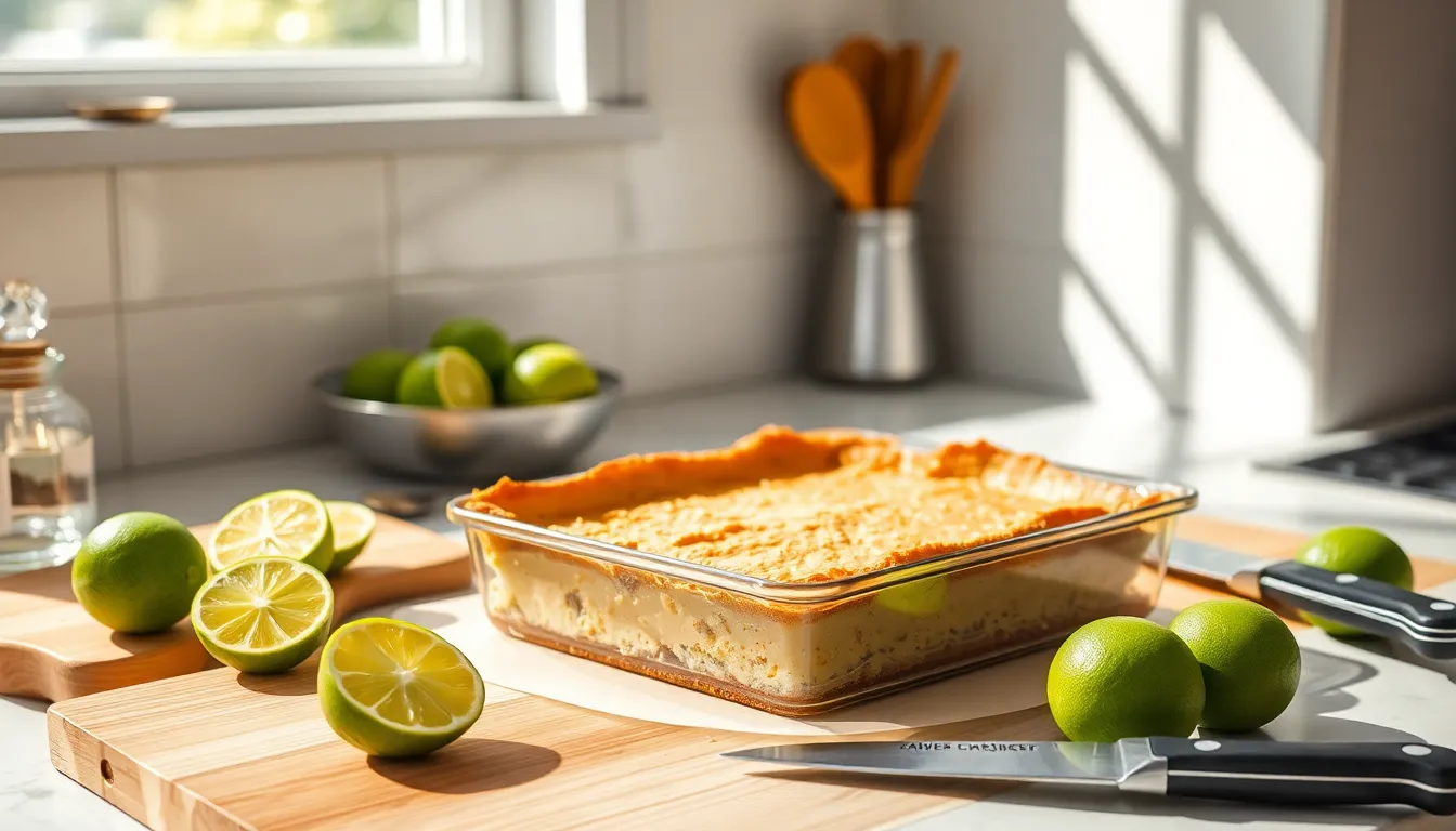 Easy Key Lime Bars Recipe: Tangy, Creamy Dessert Bars Ready in 1 Hour 14 Easy Key Lime Bars Recipe: Tangy, Creamy Dessert Bars Ready in 1 Hour 13
