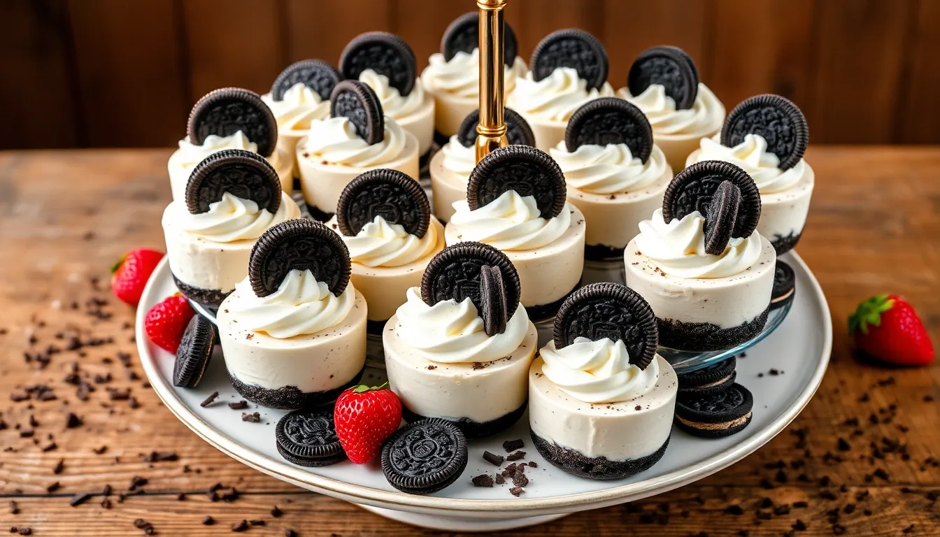 Easy Mini Oreo Cheesecakes Recipe - No Water Bath Required (Perfect for Parties!) 14 Easy Mini Oreo Cheesecakes Recipe - No Water Bath Required (Perfect for Parties!) 13