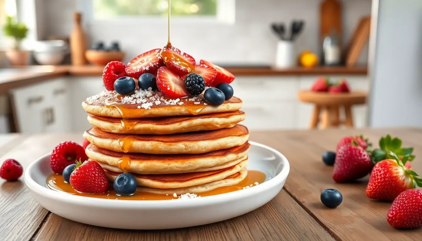 Fluffy Oat Flour Pancakes Recipe: Healthy 15-Minute Breakfast (Gluten-Free!) 14 Fluffy Oat Flour Pancakes Recipe: Healthy 15-Minute Breakfast (Gluten-Free!) 13